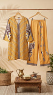 Ashvika Mustard Digital Print Co-ord Set