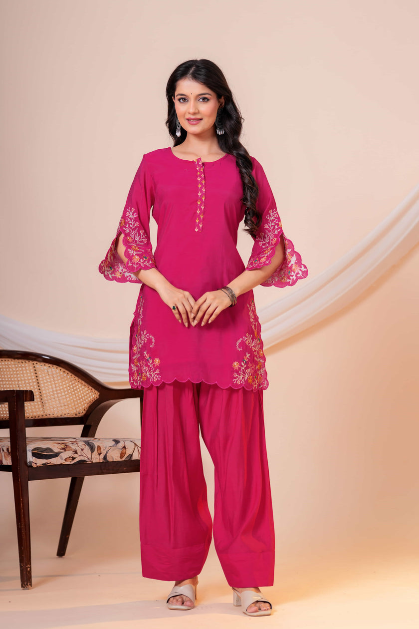 Nooraya Rani Embroidered Farshi Kurta Set