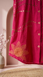 Load image into Gallery viewer, Gulnaar Onion Embroidered Collared Co-ord Set