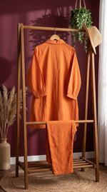 Load image into Gallery viewer, Vedika Terracotta Metal Work Co-ord Set