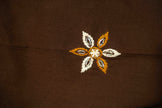 Adaa Brown Embroidered Farshi Kurta Set