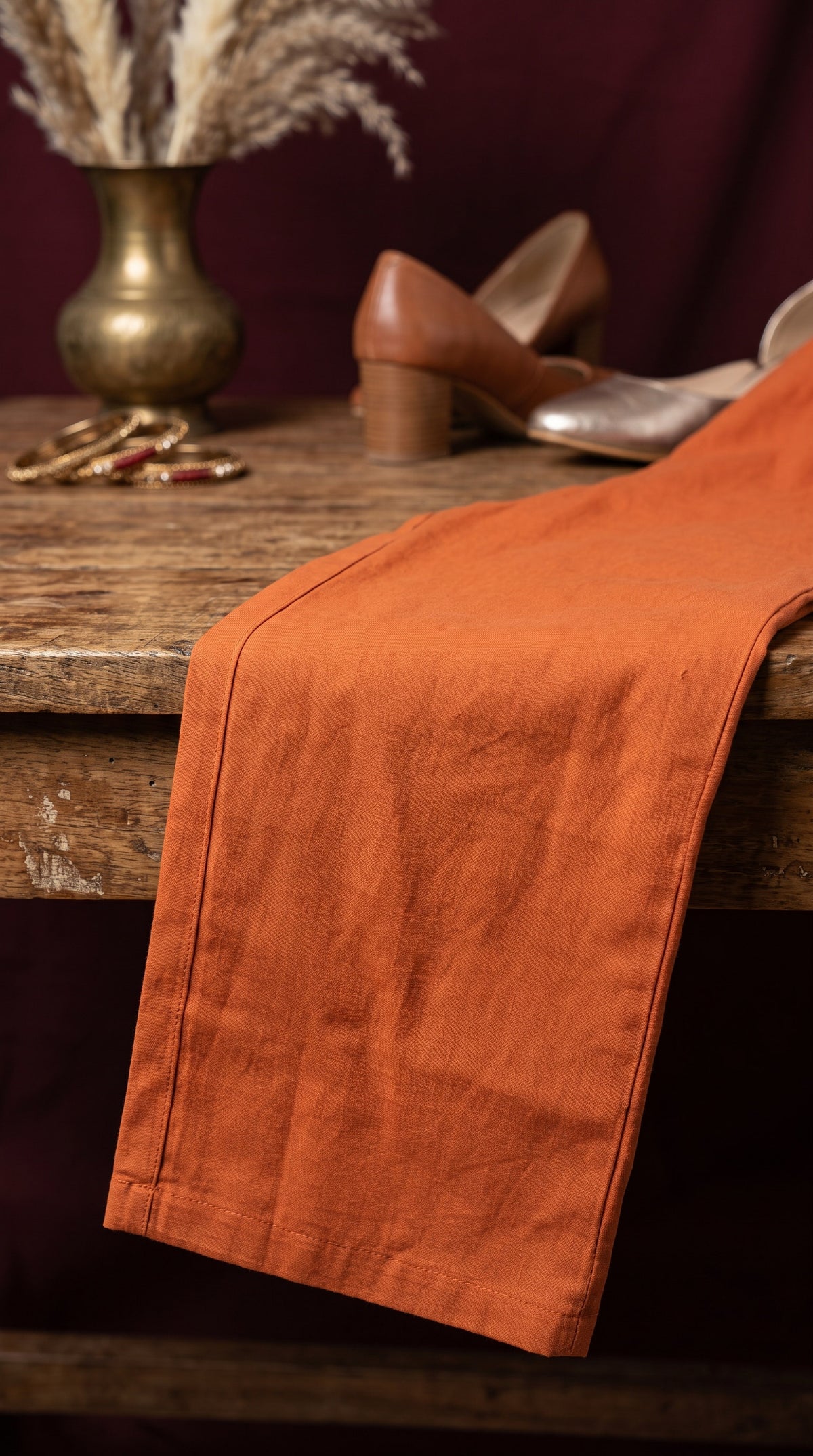 Ziya Terracotta Bead Work Co-ord Set