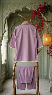 Sukoon Onion Lace Work Co-ord Set