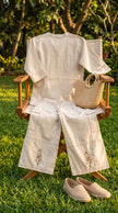 Haseen Off White Kantha Embroidered Co-ord Set