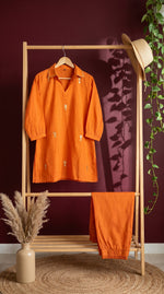 Load image into Gallery viewer, Vedika Terracotta Metal Work Co-ord Set
