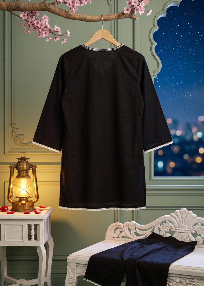Rul Gul Black Embroidered Co-ord Set