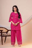 Nazm Rani Tassel Embroidered Co-ord Set