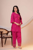 Nazm Rani Tassel Embroidered Co-ord Set
