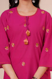 Nazm Rani Tassel Embroidered Co-ord Set