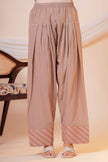 Nazm Taupe Tassel Embroidered Co-ord Set