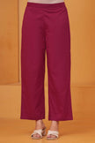 Resham Maroon Embroidered Kurta Set