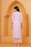 Saanjh Blush Embroidered Kurta Set