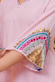 Saanjh Blush Embroidered Kurta Set